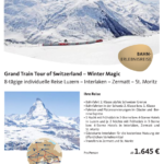 AME Grand Train Tour Schweiz Winter Magic
