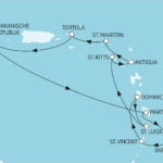 TUIC Karibik Beispielroute 2024