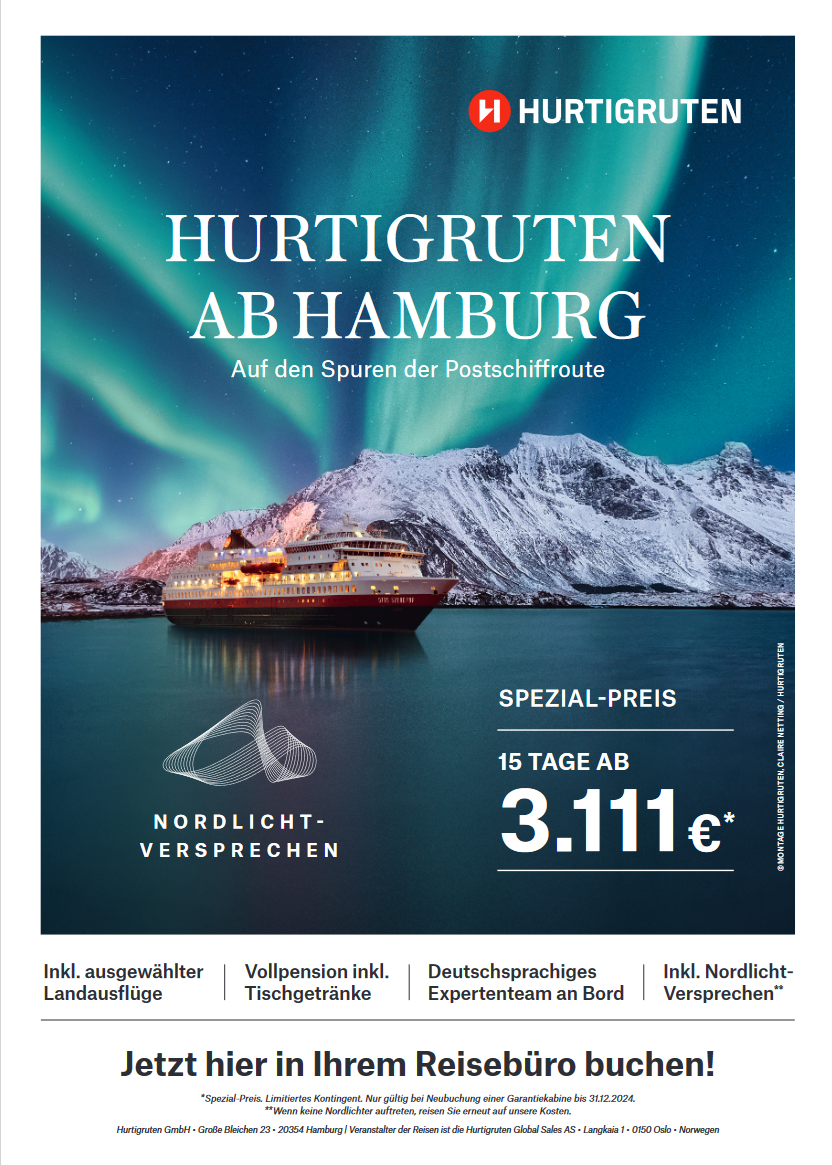 Hurtigruten_Aktionspreis inkl Flug