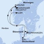 MSC Euribia Norwegen 2025