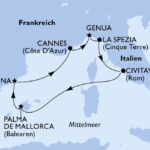 MSC Seaview Westl Mittelmeer 2025