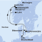 MSC Euribia Norwegen Sommer 2025