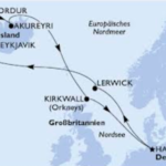 MSC Preziosa Island Grossbritannien 2025