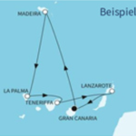 TUIC MeinsRelax Kanaren Beispielroute 2025