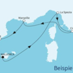 TUIC MeinsRelax Mittelmeer Beispielroute 2025
