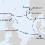 AIDAsol Grossbritannien Norwegen 141025