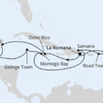 AIDAsol Karibik Beispielroute