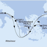 MSC Lirica Östliches Mittelmeer Winter 2025 2026