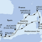 MSC Opera Mittelmeer Bis Lissabon Route 2026 MSC Opera Mittelmeer Bis Lissabon Route 2026
