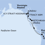 MSC Poesia Alaska Beispielroute 2026