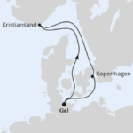 AIDAbella Kurzreise Kristiansand Kopenhagen 2026
