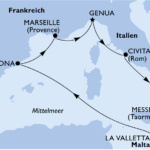 MSC World Asia Westliches Mittelmeer 2026 2027