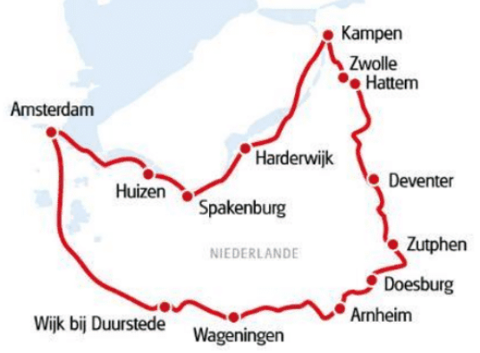 SE Tours Anna Von Aemstel Hanseroute 2026 Sonderpreis Route