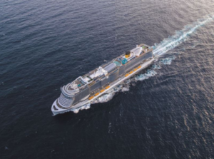 Costa Smeralda Schiff Luftaufnahme