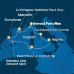 Costa Smeralda Westliches Mittelmeer 2027 Route Costa Smeralda Westliches Mittelmeer 2027 Route