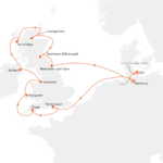 HapagLloyd Europa Very British Route HapagLloyd Europa Very British Route